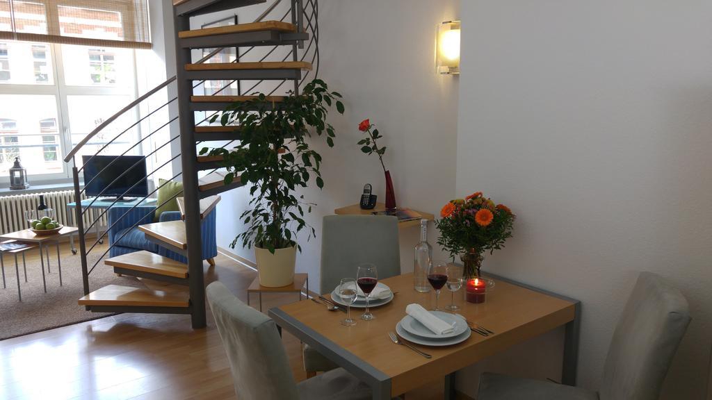 Apartmenthaus Elster Lofts Leipzig Zimmer foto