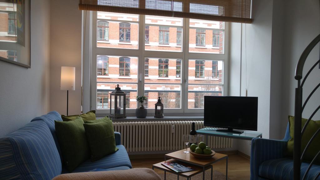 Apartmenthaus Elster Lofts Leipzig Zimmer foto